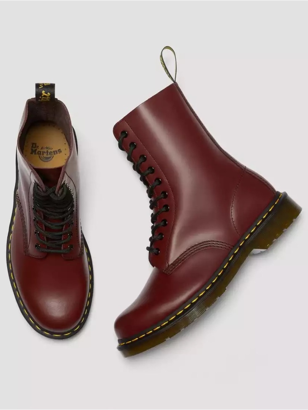 Dr Martens 1490 Smooth Leather Mid Calf Boots Size 7